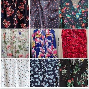 ISO EXPRESS PORTOFINO BLOUSES FLIRAL AND FUN NOVELTY PRINTS